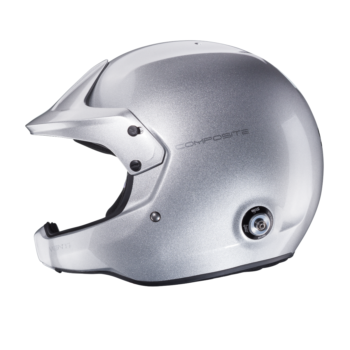 Stilo WRC Venti Composite Rally Helmet - Silver